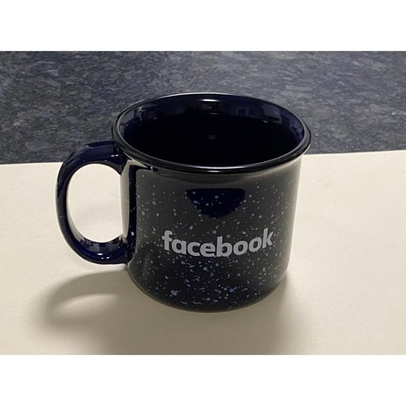 FACEBOOK Social Media Blue w/ Specks Mug - Picture 3 of 10